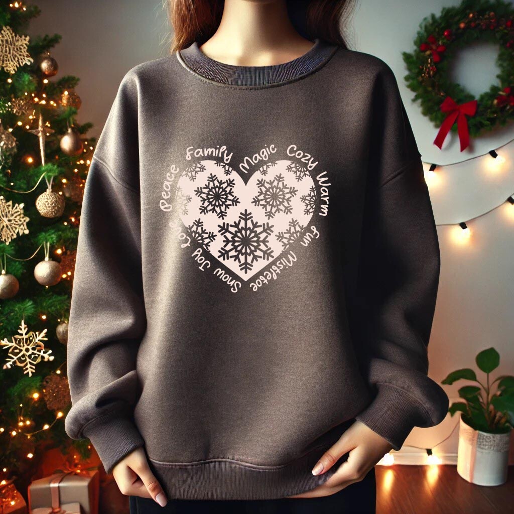 Camisola de Natal CORAÇÃO DE NEVE 10