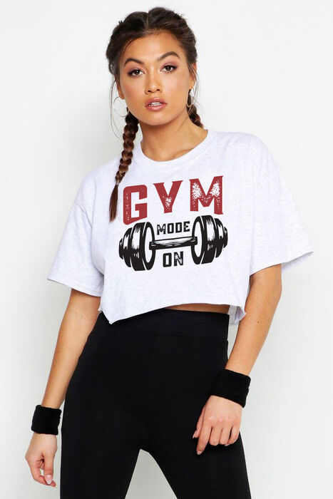 GYM MODE – Cropped Tee, Sweat & Hoodie 