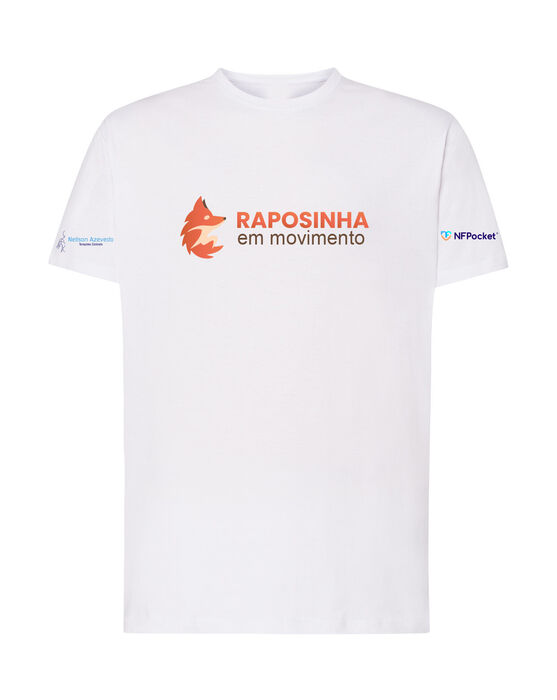 Raposinha em Movimento — T-shirt Solidária
