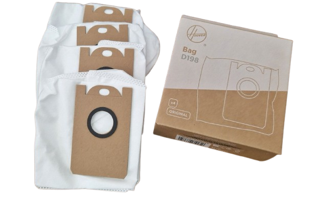 Kit de 4 sacos de resíduos aspirador robot Hoover D198 -