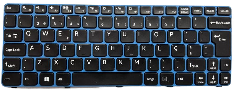 Teclado portugués para portátil EH20M | Turn T303