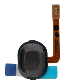 Sensor Fingerprint Preto Samsung Galaxy A40 - GH96-12484A