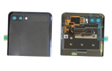 Tampa Traseira Superior Preta Samsung Galaxy Z Flip - GH96-13380A