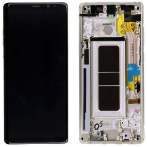 SAMSUNG N950F GALAXY NOTE 8 MÓDULO LCD DISPLAY + TELA TÁTIL + FRAME, DOURADO - GH97-21065D