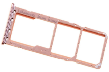 Sim Bandeja/Suporte Dourado Samsung Galaxy A7 (2018) - GH98-43634C