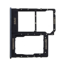 Sim + suporte para bandeja de cartão de memória preto Samsung Galaxy A40 - GH98-44303A