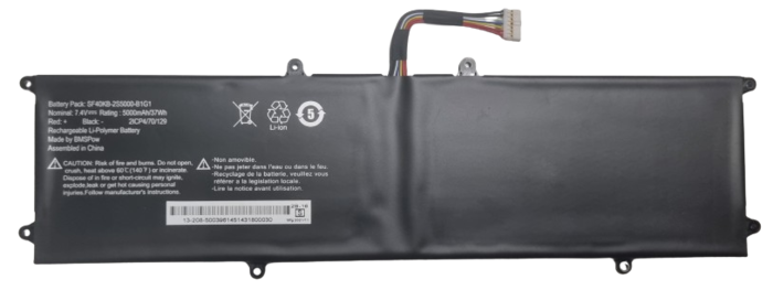 Batería portátil Classmate de 7,4 V, 5000 mAh y 3,7 Wh - SF40KB-2S5000-B1G1