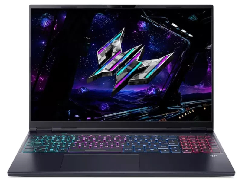 Portátil ACER Predator - Intel Ultra 9 275HX / NPU 13 TOPS / Nvidia RTX 5070 TI 12GB / 16GB DDR5 / 1TB SSD / 16" IPS / WQXGA / 240Hz / S/ S.O - HELIOS NEO 16 AI PHN16-73-981P