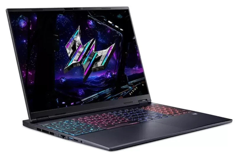 Portátil ACER Predator - Intel Ultra 9 275HX / NPU 13 TOPS / Nvidia RTX 5070 TI 12GB / 16GB DDR5 / 1TB SSD / 16" IPS / WQXGA / 240Hz / S/ S.O - HELIOS NEO 16 AI PHN16-73-981P