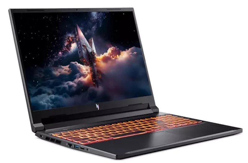 Portátil ACER Nitro V16 AI - AMD Ryzen 7 260 / NPU 16 TOPS / Nvidia Rtx 5070 8GB / 32GB DDR5 / 1TB SSD / 16" IPS / WQXGA / 180Hz / S/ S.O - ANV16-42-R9VS