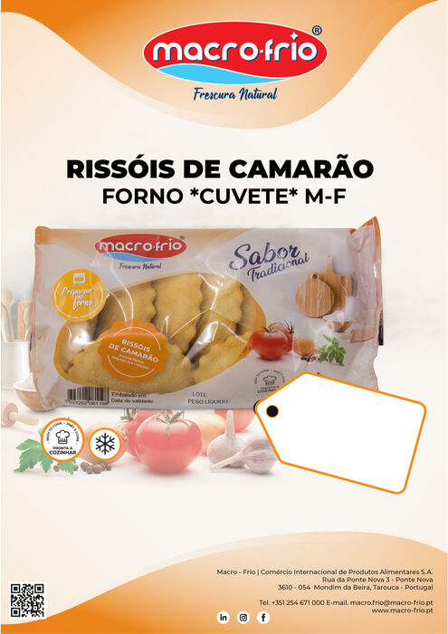 Rissois de Camarão Forno Cuv MF