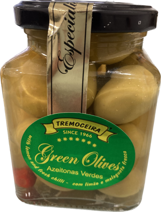 Azeitonas Verdes com Limão e Malagueta