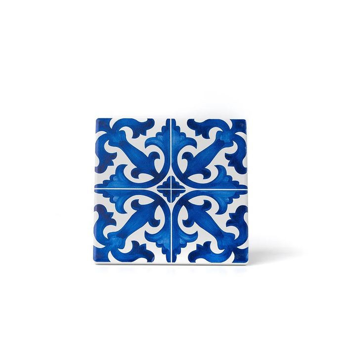 Azulejo Decorativo - Azulejos de Portugal - Base Azul