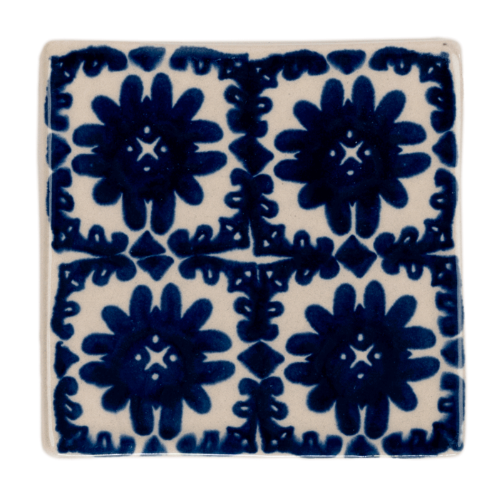 Azulejo em Cerâmica - Sol Azul
