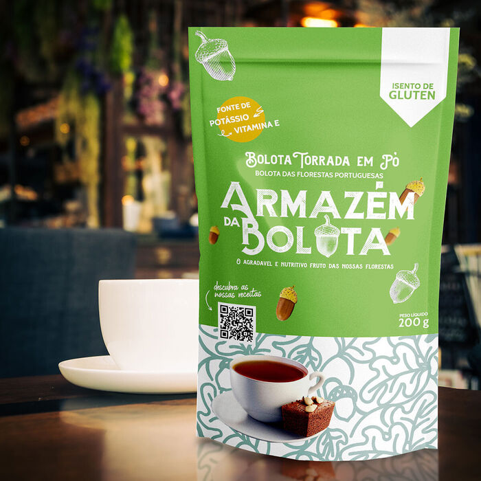 Infusão de Bolota Torrada em Pó - Armazém da Bolota