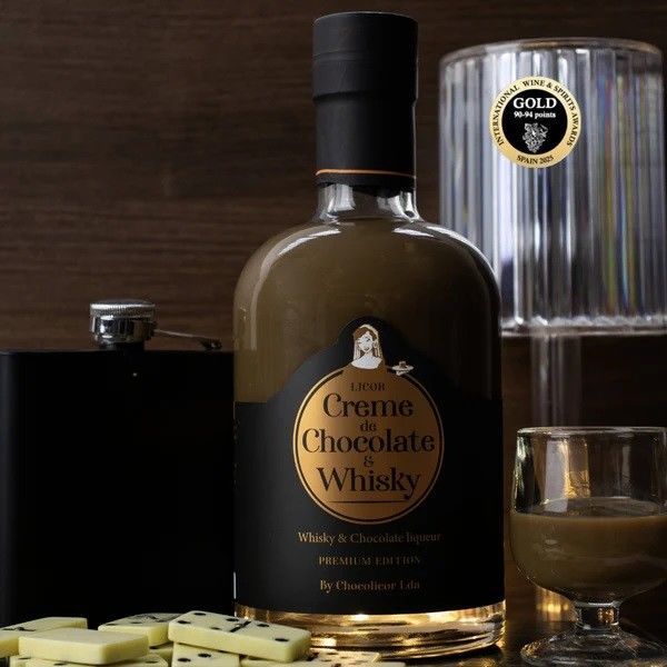 Licor Creme Chocolate e Whisky 