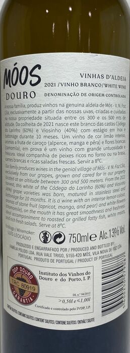 Vinho Branco - Móos Vinhas d'Aldeia - 750 mL