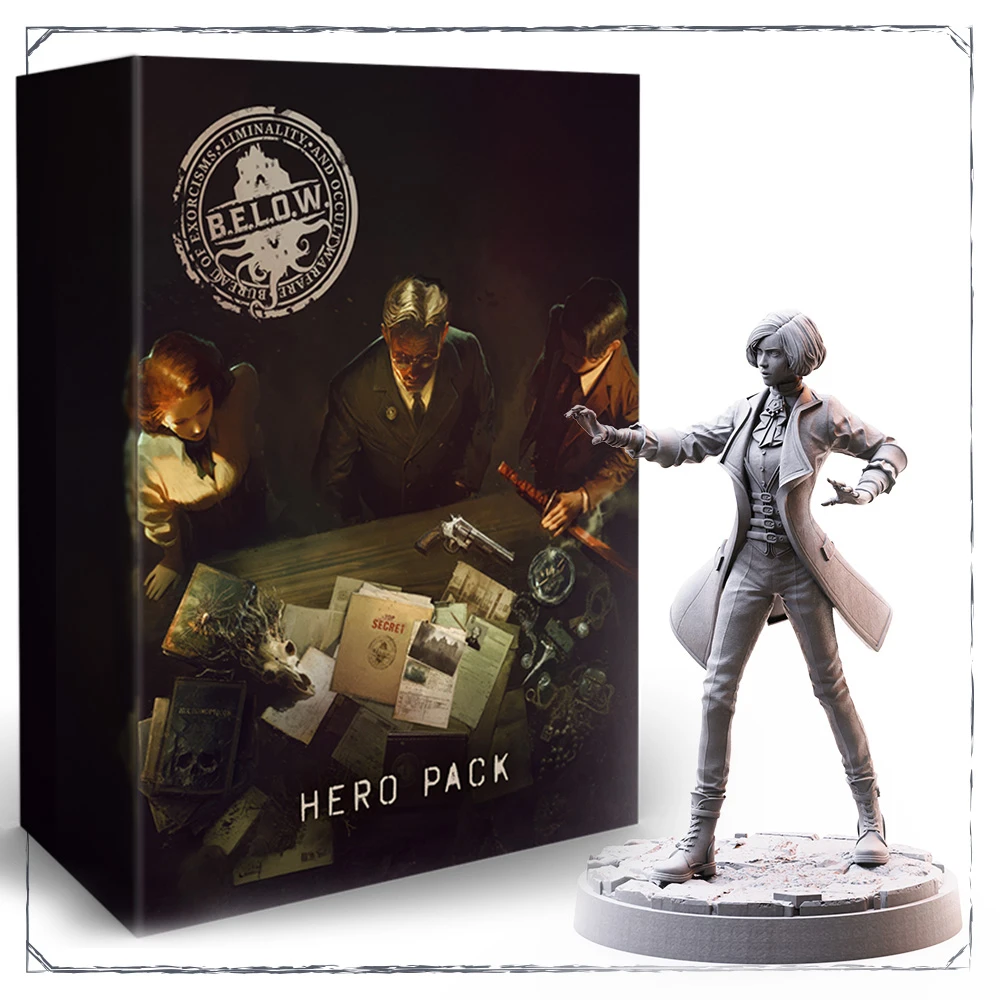 B.E.L.O.W.: The Asylum - Hero Pack (miniature version)