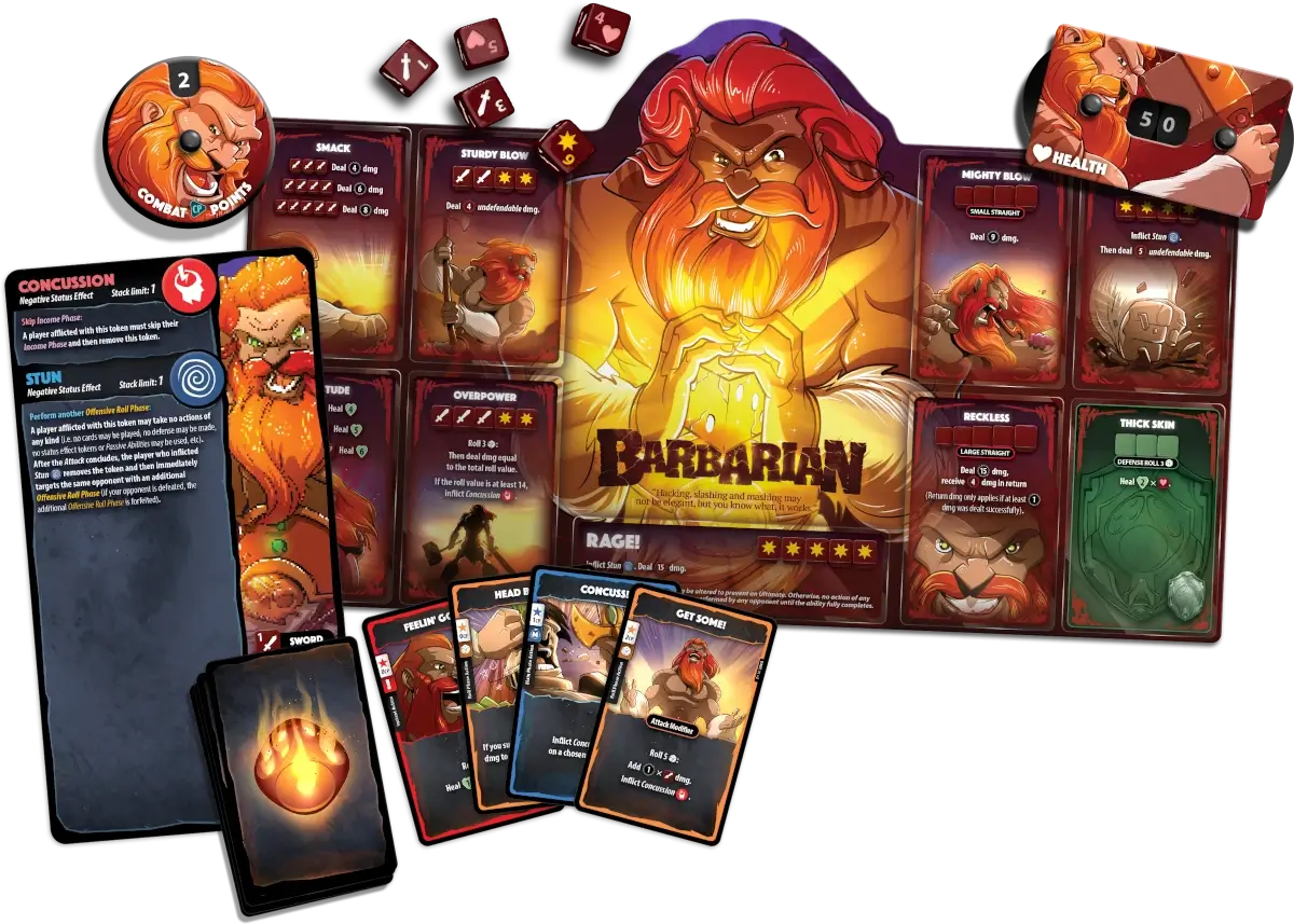 Dice Throne: Barbarian