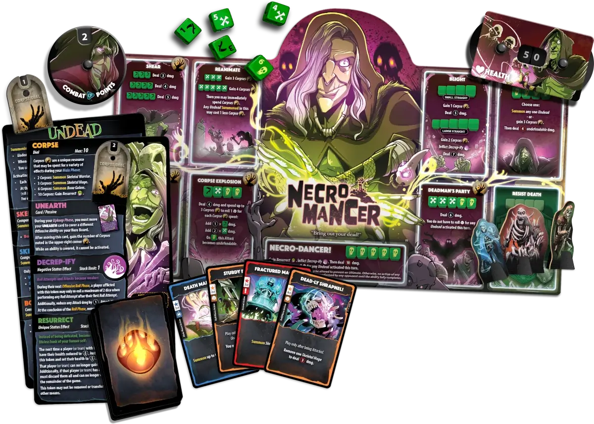 Dice Throne: Necromancer