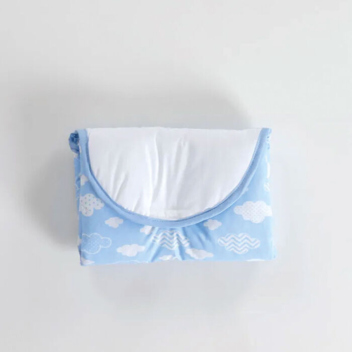 Muda-Fraldas Estampado para Pintar - Nuvens