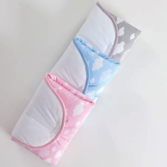 Muda-Fraldas Estampado para Pintar - Nuvens