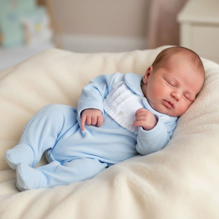 Babygrow em Algodão - Pliegues
