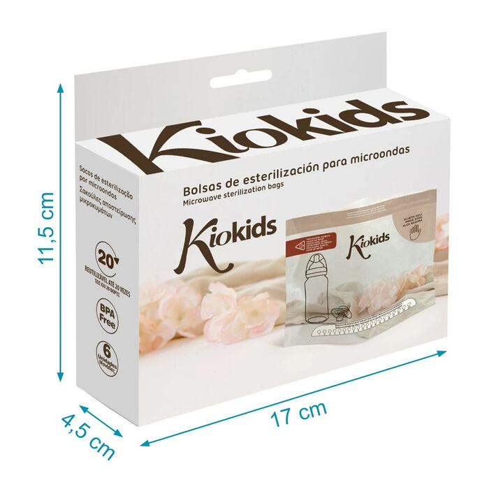 Sacos de Esterilização para Micro-ondas - 6 unidades