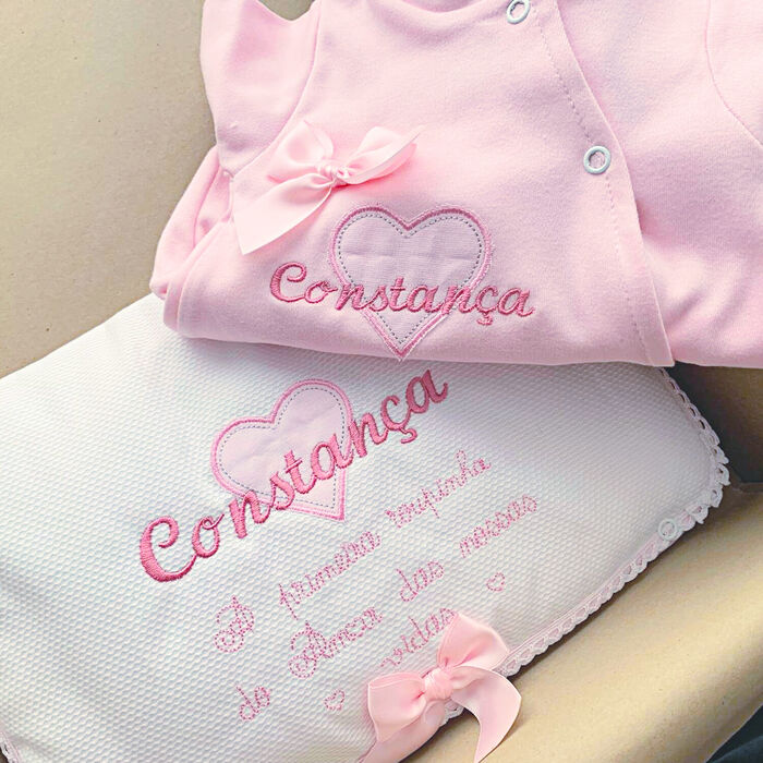Conj. Recém-Nascido 5 Peças - Personalizado