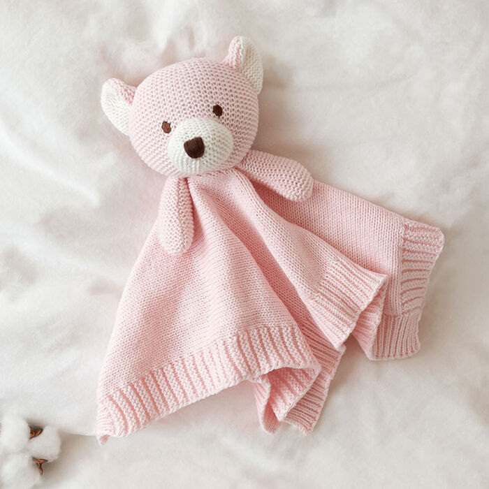 Doudou - Ursinho 100% Algodão - Rosa