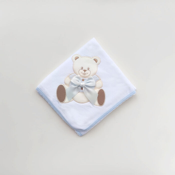 Fralda de pano - Urso com Laço