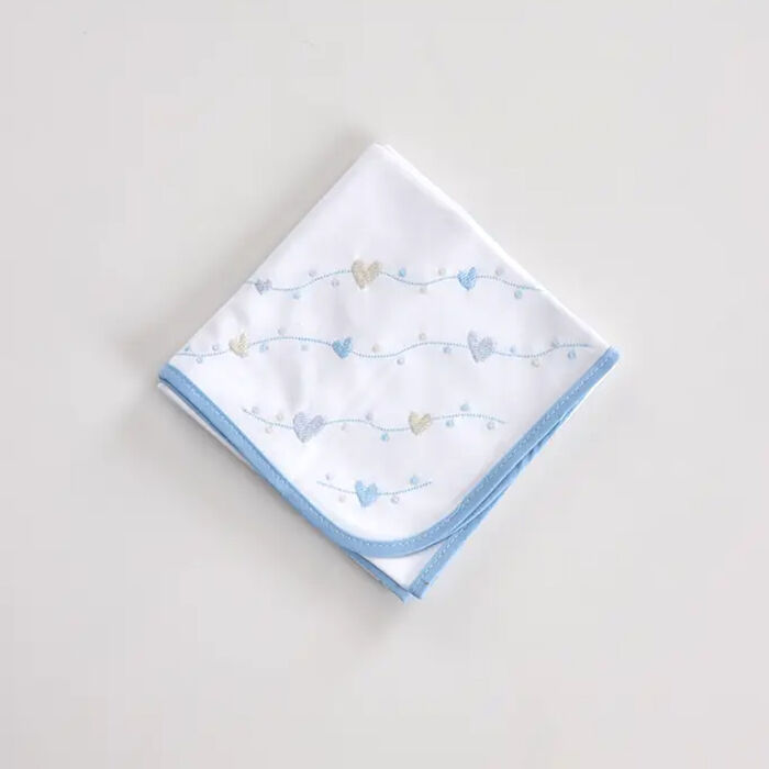 Fralda de pano para bebé - Ondas de corações