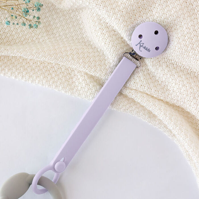 Prende Chupetas Silicone - Lavanda