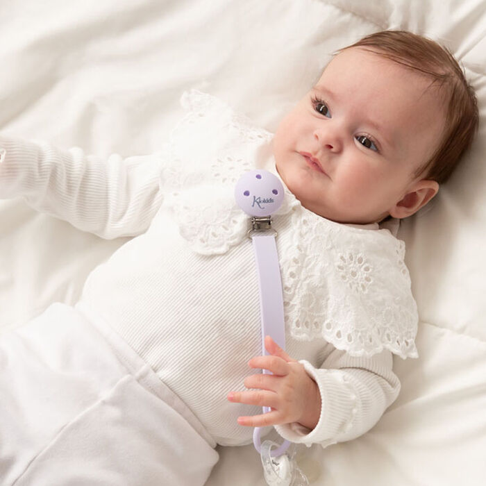 Prende Chupetas Silicone - Lavanda