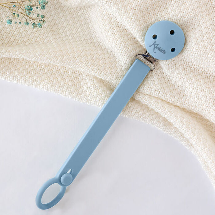 Prende Chupetas Silicone - Azul