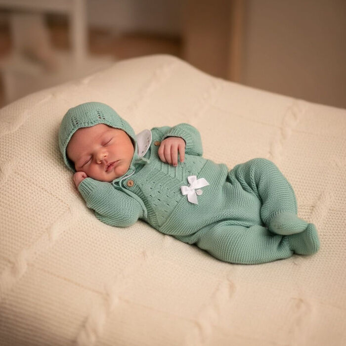 Saída de maternidade Little Bird - Verde