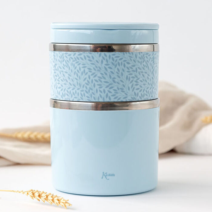 Termos duplo para alimentos 930ml - Azul
