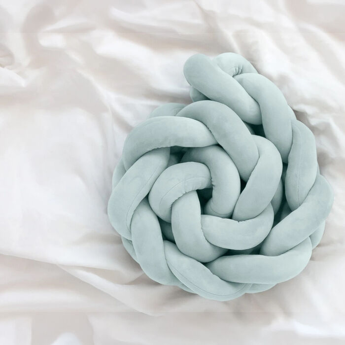 Trança Protetora ou decorativa para berço 150cm - Azul
