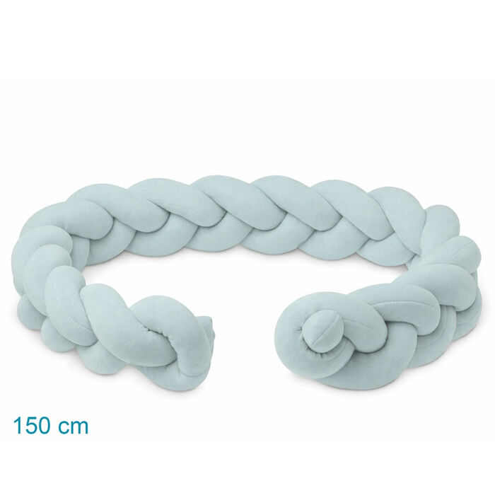 Trança Protetora ou decorativa para berço 150cm - Azul
