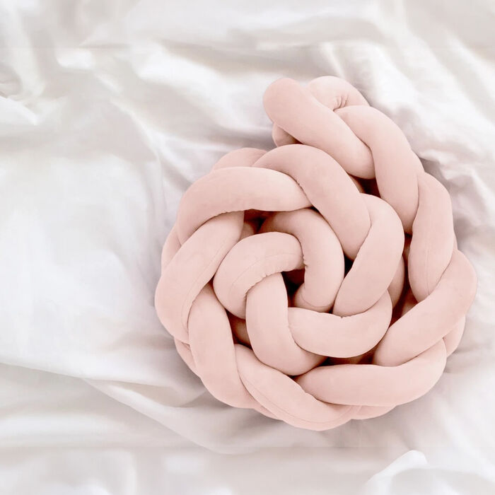 Trança Protetora ou decorativa para berço 150cm - Rosa