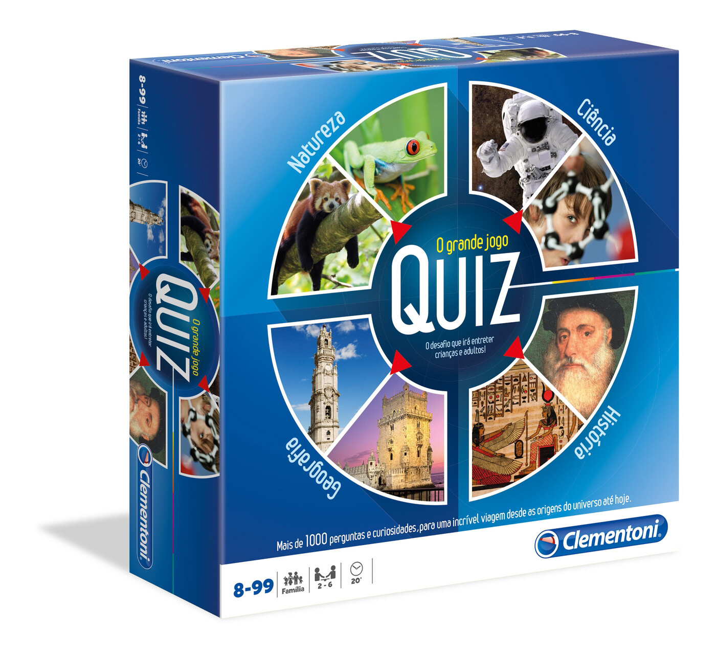 Jogo Quiz Das Curiosidade Clementoni