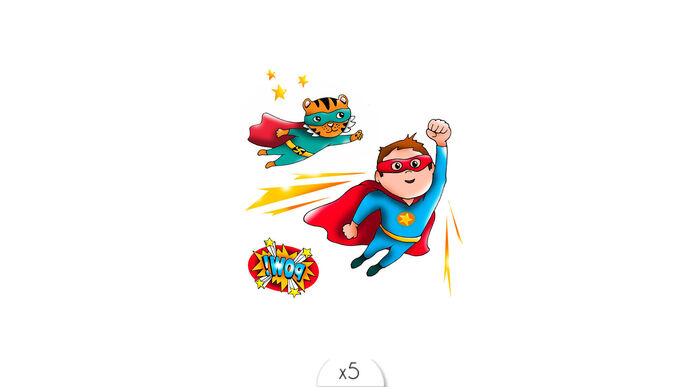 Super Hero (x5)
