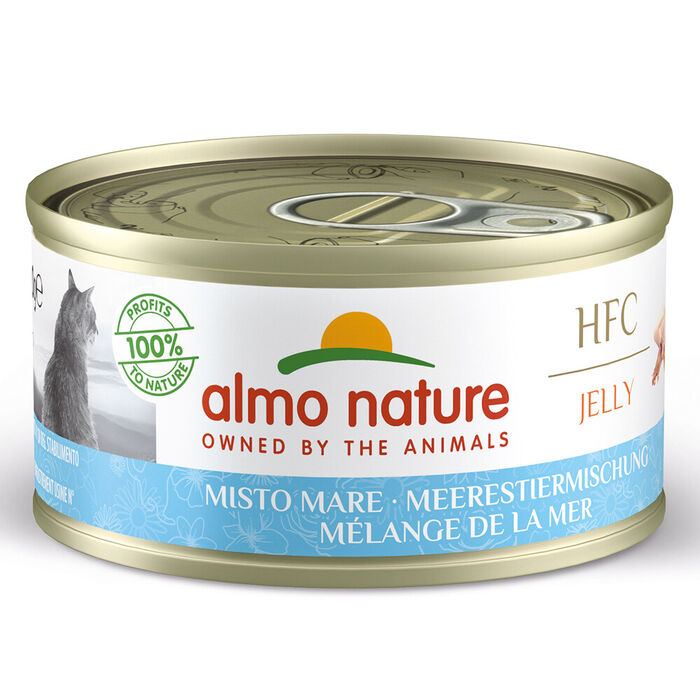 Hfc Cat Jelly - Marisco Sortido (Lata 70 Gr) - 6 Unid.