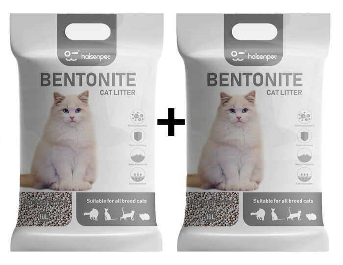 2 x Areia Bentonite Aglomerante Carvão Ativo 10 L