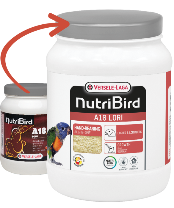 NutriBird A18 Lori 800 g