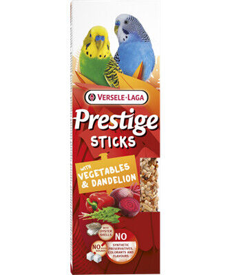 Prestige Sticks Small Parakeets With Vegetables & Dandelion - 2 Un 60 G