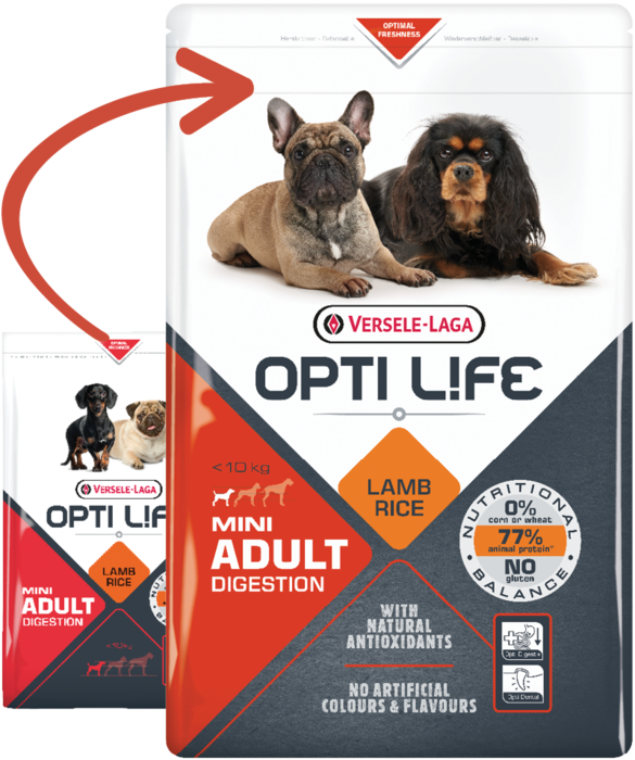 Opti Life Adult Digestion Mini 2.5 Kg
