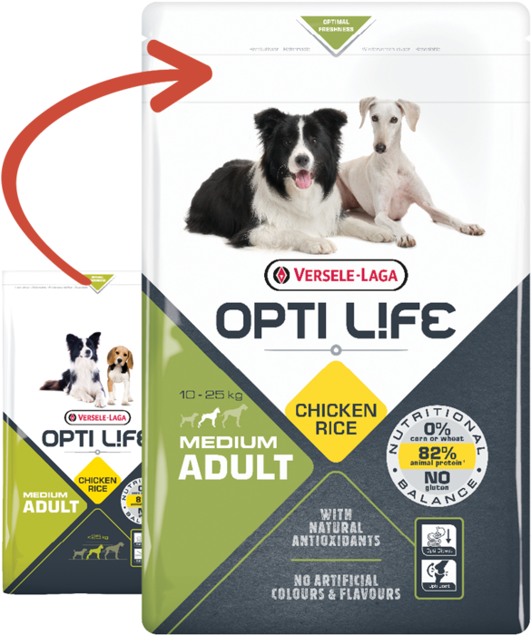 Opti Life Adult Medium 2.5 Kg