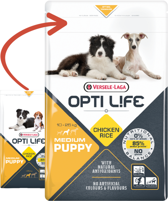 Opti Life Puppy Medium 2.5 Kg