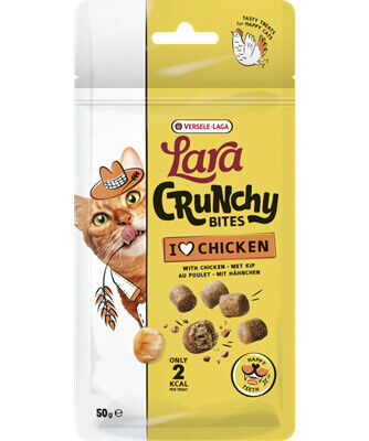 Lara Crunchy Bites C/ Chicken Happy Teeth Treats 50 G